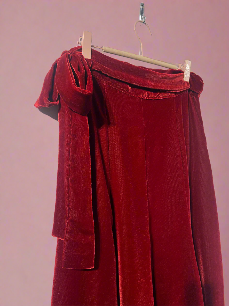 Cassis Skirt - velvet