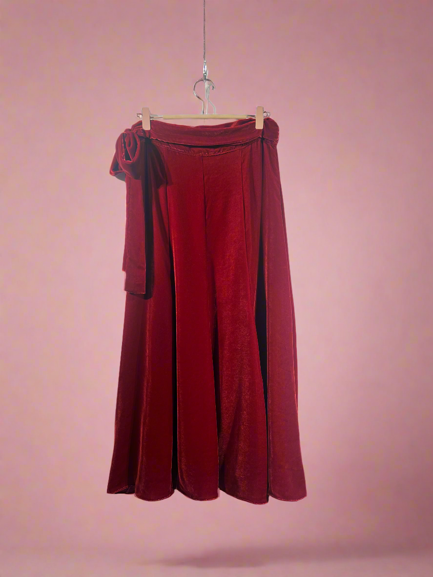 Cassis Skirt - velvet