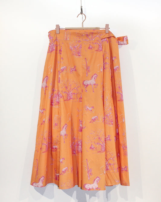 Lillies Skirt 🌷 Orange/Fuchsia TDJ